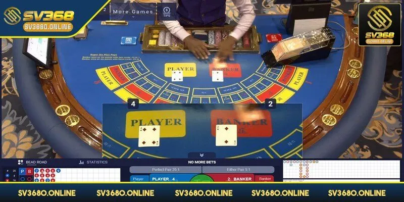 Baccarat Online SV368 đưa ra nhiều mức cược khác nhau