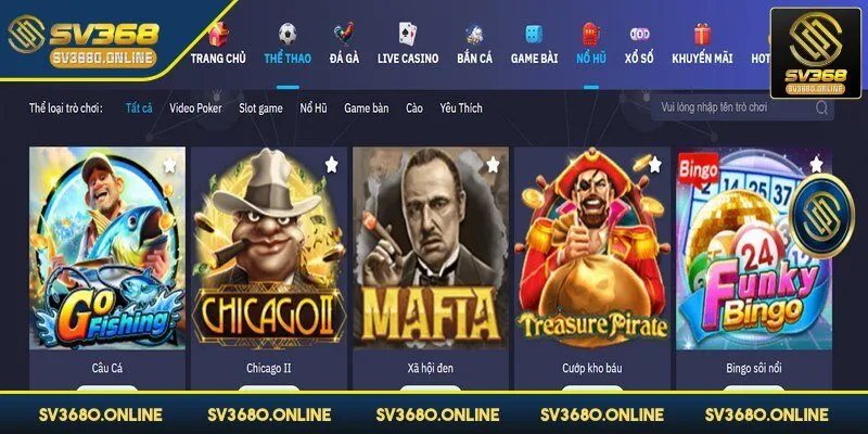 CQ9 SV368 bảo mật tuyệt đối