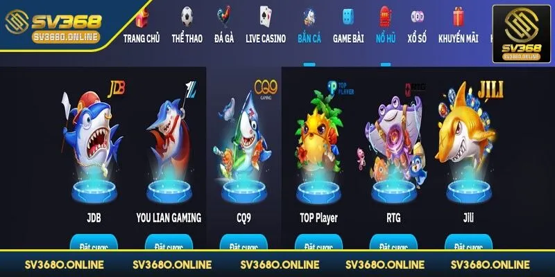 CQ9 SV368 là nhà cung cấp game hàng đầu tại châu Á