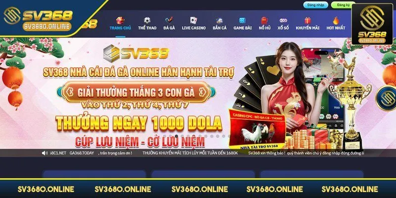 Thương hiệu SV368 nổi tiếng trên thị trường