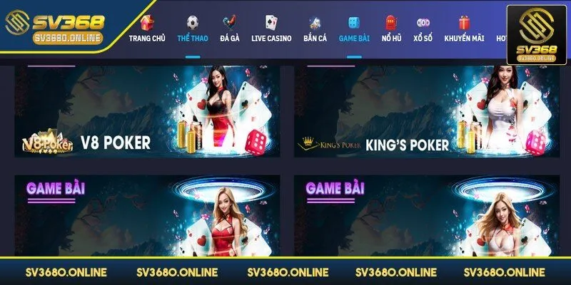Game bài SV368 - Khám phá sảnh cược đẳng cấp tại Việt Nam 2 SV368 tự hào được cấp phép hoạt động bởi các cơ quan có thẩm quyền