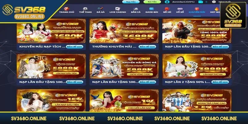 Luôn có nhiều ưu đãi thưởng hấp dẫn cho người chơi