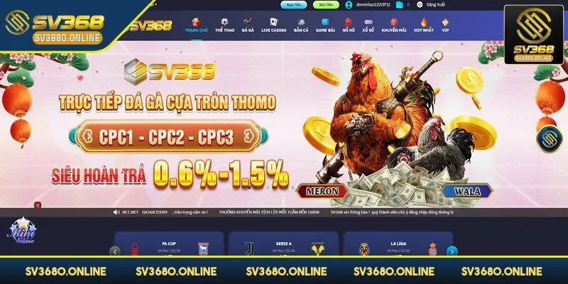 SV368 mang tới các dịch vụ giải trí hot hit